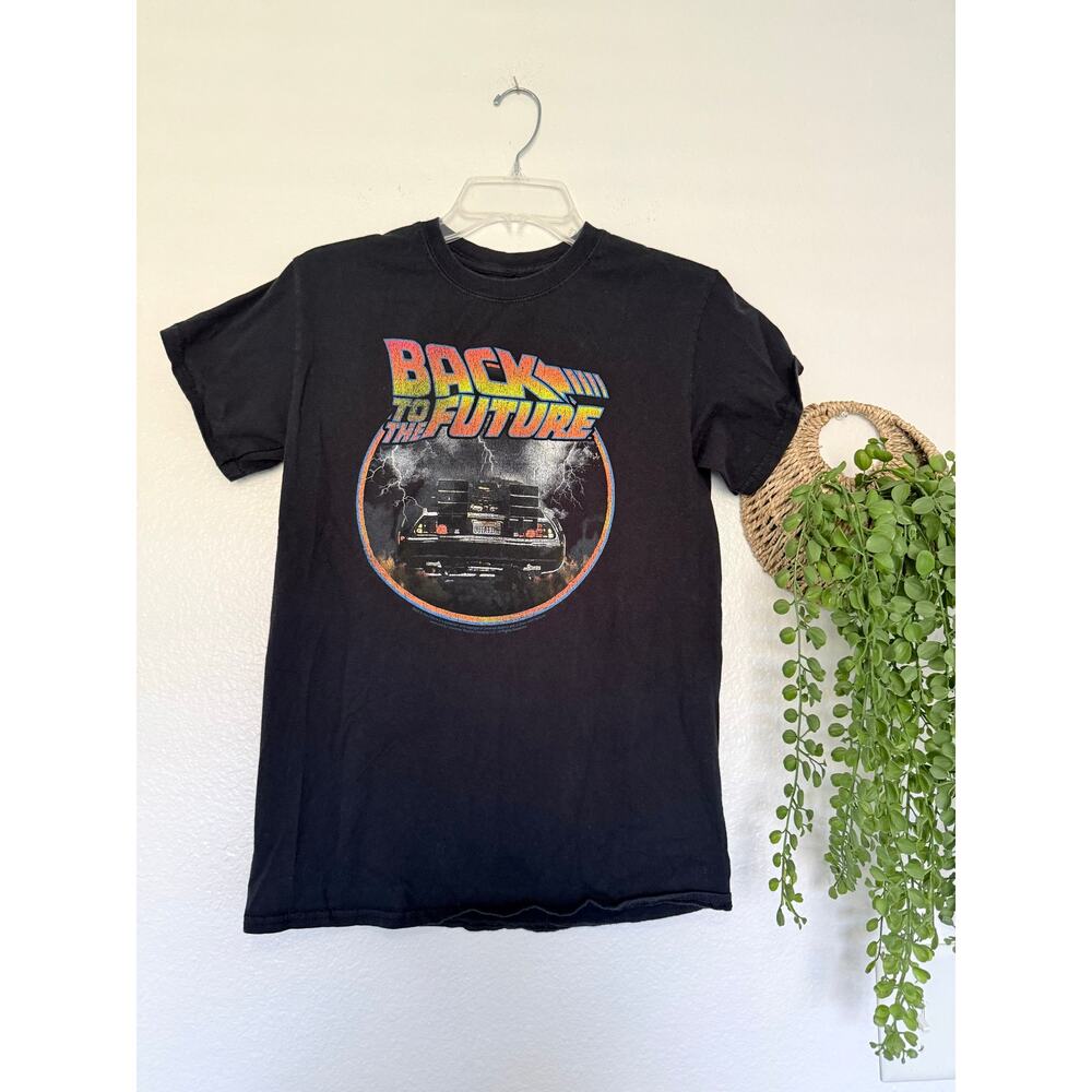 Unisex Back to the Future siz small black Tshirt
